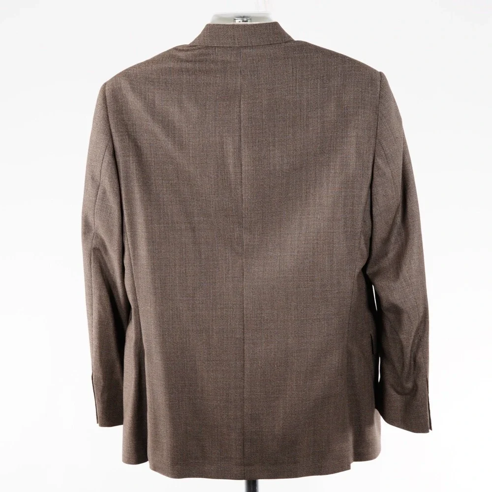 Ralph Lauren Blue Label Wool Silk Green Brown Check Blazer / Sport Coat 44R